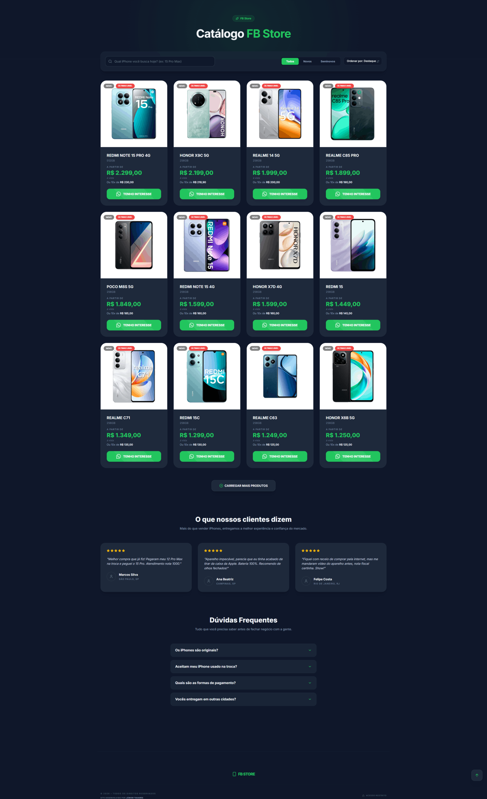 Site – FB Store